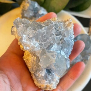 Raw Blue Calcite, Blue Calcite, Light Blue Crystal, Blue Crystal, Blue Gemstones