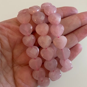 Rose Quartz hearts