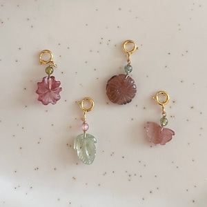 Tourmaline Charms, Tourmaline, Pink Tourmaline, Tourmaline Gemstone, Crystal Charms, Gem Charms, Crystal Bracelet Charms