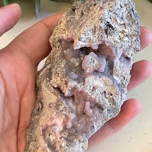 Raw Pink Smithsonite, Pink Smithsonite, Smithsonite in Matrix, Smithsonite