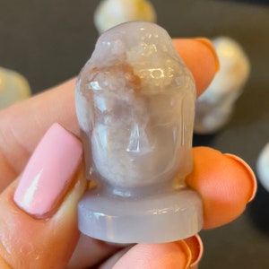 Flower Agate Buddha