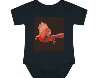 Red Cardinal Infant Baby Rib Bodysuit