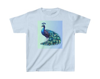 Peacock Kids Heavy Cotton™ T-shirt