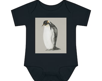 Penguin Infant Baby Rib Bodysuit