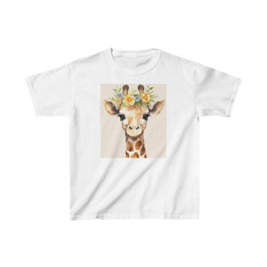 Wunderschönes Giraffe Kids Heavy Cotton ™ T-Shirt