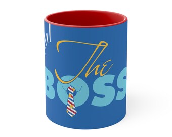 The Boss Accent Coffee Mug, 11oz