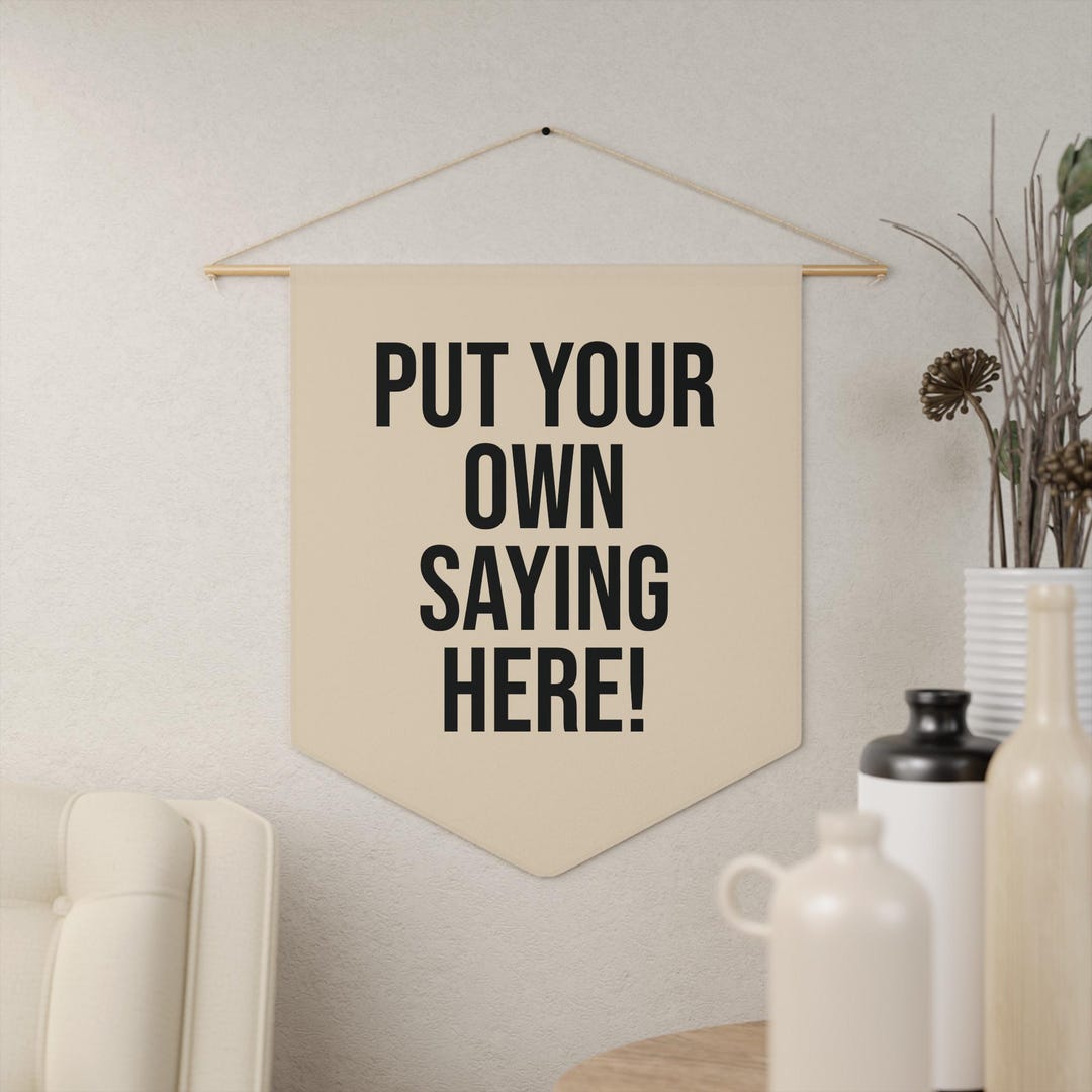Custom Message Banners Make Your Own Custom Banner Saying - Personalized Banner - Etsy