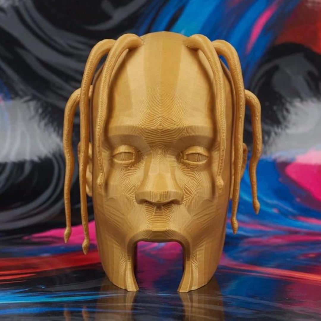 Travis Scott Astroworld Cactus Head Music Art Desk Accessory