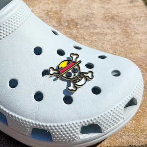 Anime Pirate Skull Theme Croc Shoe Charm