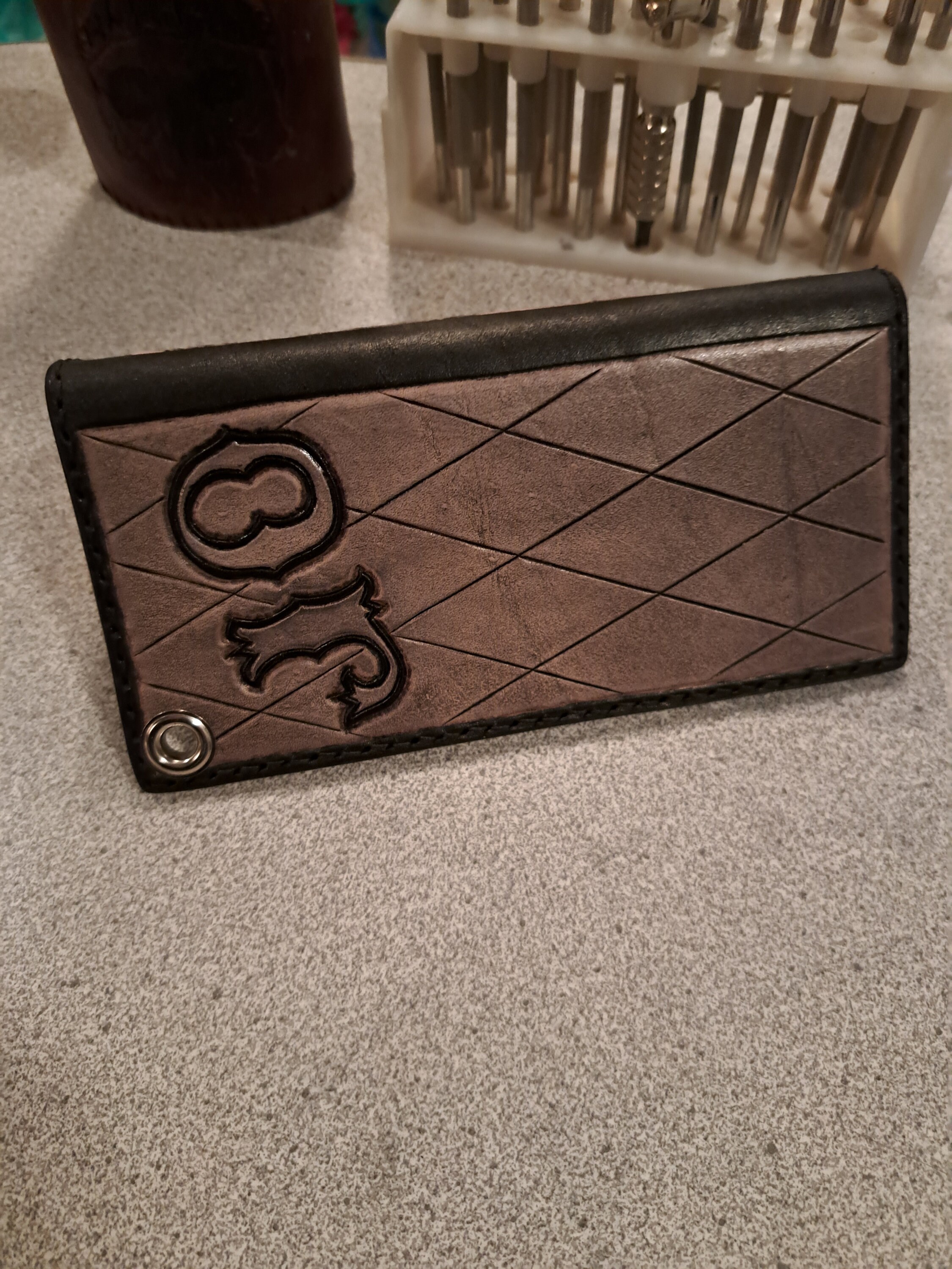 Custom Handtooled Roper/ Long Wallet - Etsy