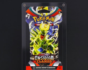 Trading Card Game (TCG) Sleeved Booster Pack Magnetic Protective Acrylic Case **CASE ONLY**