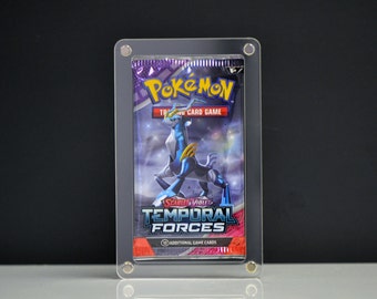 Trading Card Game (TCG) Booster Pack Magnetic Protective Acrylic Case **CASE ONLY**