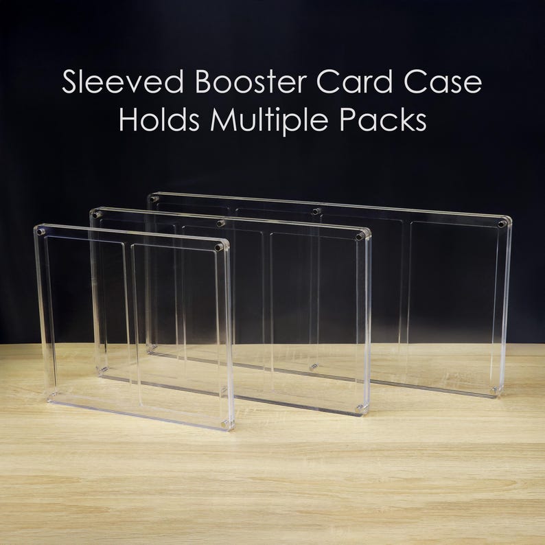 Trading Card Game (TCG) Multiple Sleeved Booster Pack Magnetic ...