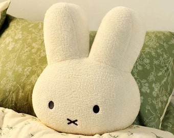 Handmade Miffy & Friends Cushion - Adorable Plush Pillow for Kids Room and Nursery Decor - Unique Gift with Storybook Character Design