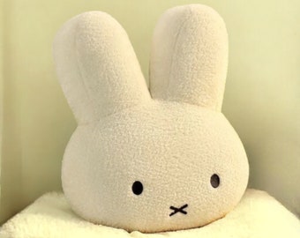 Handmade Miffy & Friends Cushion - Adorable Plush Pillow for Kids Room and Nursery Decor - Cute Storybook Character Gift