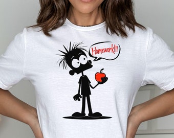 Homework Teacher T-Shirt | Trendy Unisex Cotton Tee