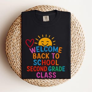 Comfort Colors Second Grade Teacher Shirt, 1st Day Of School Teacher Shirt, 2nd Grade Teacher Shirt, Second Grade Teacher Team Shirt,Teacher