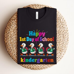 Bella Canvas Kindergarten Teacher Shirt: First Day of School T-Shirt
