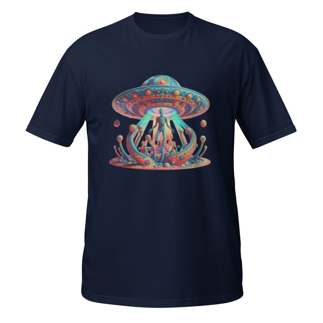 Alien Abduction Graphic Tee: Funny UFO Unisex T-shirt - Etsy