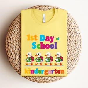 Bella Canvas Kindergarten Teacher Shirt: First Day of School T-Shirt