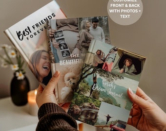 Custom Photo Notebook, Personalized Next Chapter Journal
