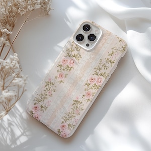 BLUSHING FLORALS iPhone Case