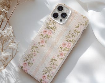 BLUSHING FLORALS iPhone Case