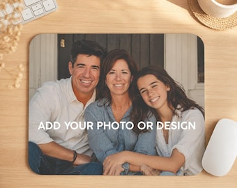 Custom Photo Mouse Pad Personalized Mouse Pad with Picture Custom Desk Mat Gaming Mouse Pad Office Mousepad Gift for Him Her Birthday Gift