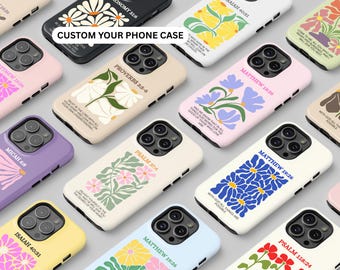 Custom Floral Christian Phone Case with Bible Verse | Colorful Aesthetic | iPhone 17 Samsung Galaxy Google Pixel | MagSafe® Option