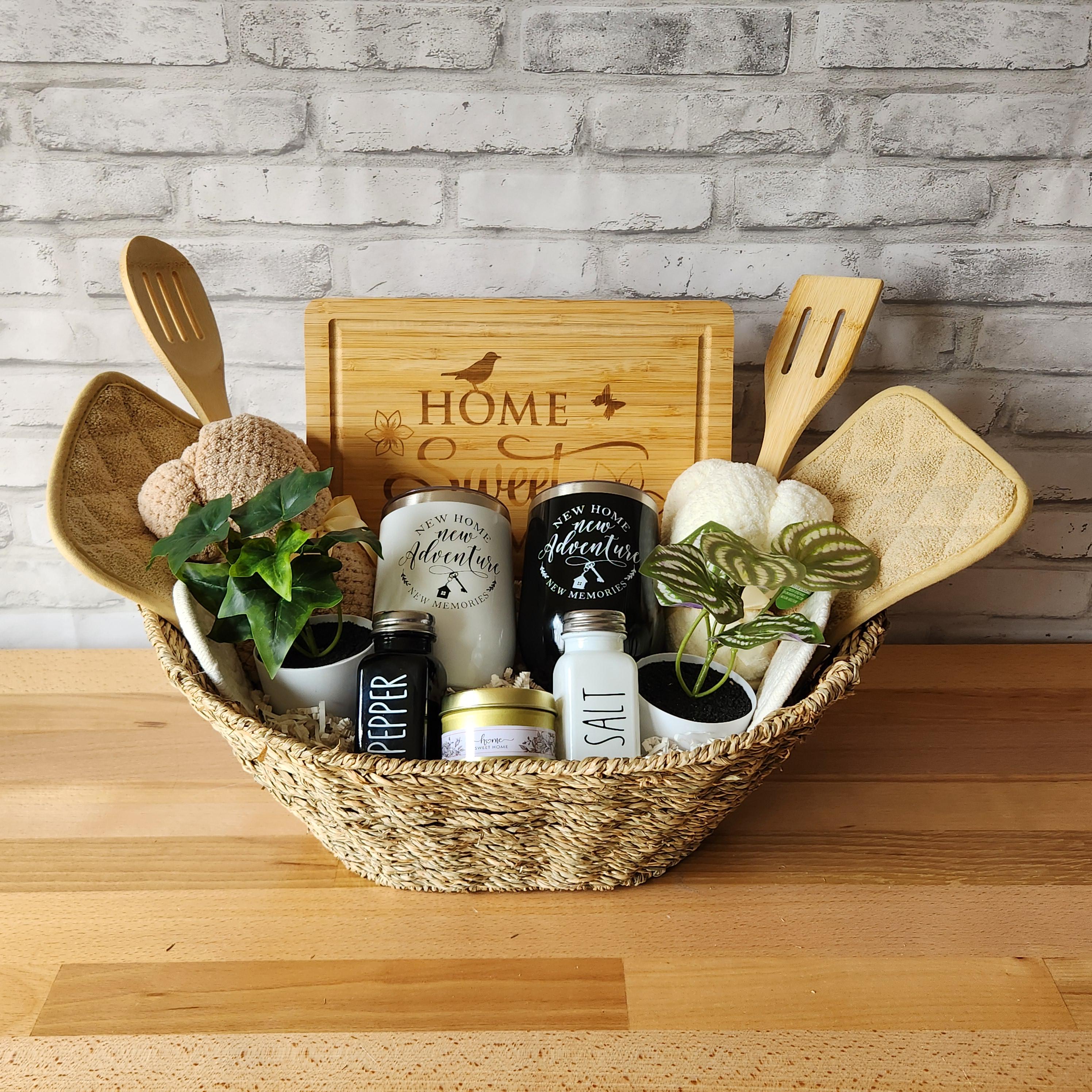New Home Gifts Housewarming Gift Basket 14-Piece Set For New