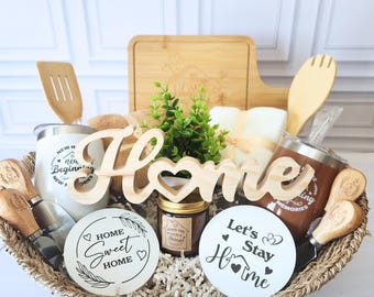 Housewarming Gift Basket | New Home Basket with Cutting Board