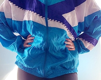 VIENTO ROMPIENDO (Ver Descripción) Vintage Bold Spirit Windbreaker Sz. SG