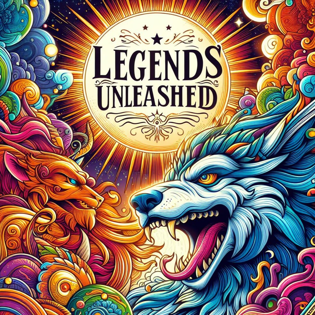 Leyendas desatadas: Libro para colorear de criaturas híbridas ...