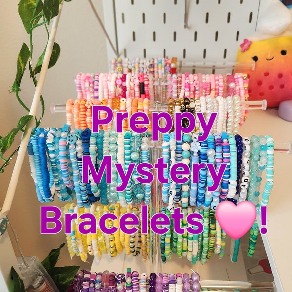 Preppy Mystery Bracelets, Available in Adult or Child Sizes!