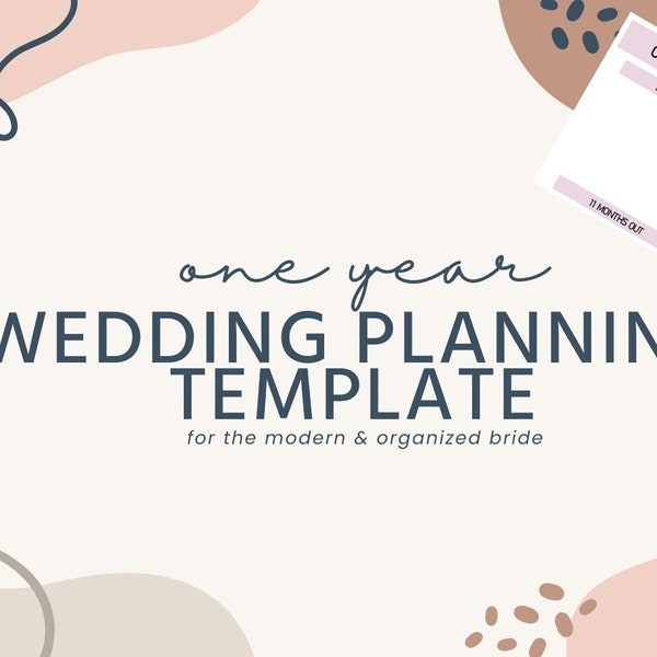 One Year Wedding Planning Checklist