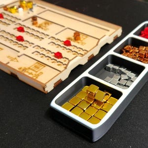 Mini Sorting Tray, Game, Board Game, Game Piece Trays, Tabletop, Bins, Games, Tokens, Pieces, Organization, 3D Printed, Game Night, Family