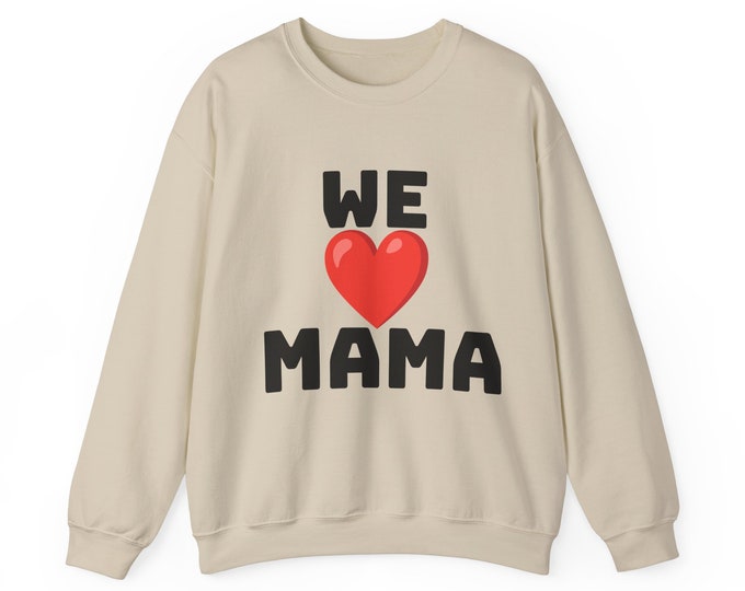 Love Mom" Long Sleeve T-Shirt - A Warm Embrace of Love