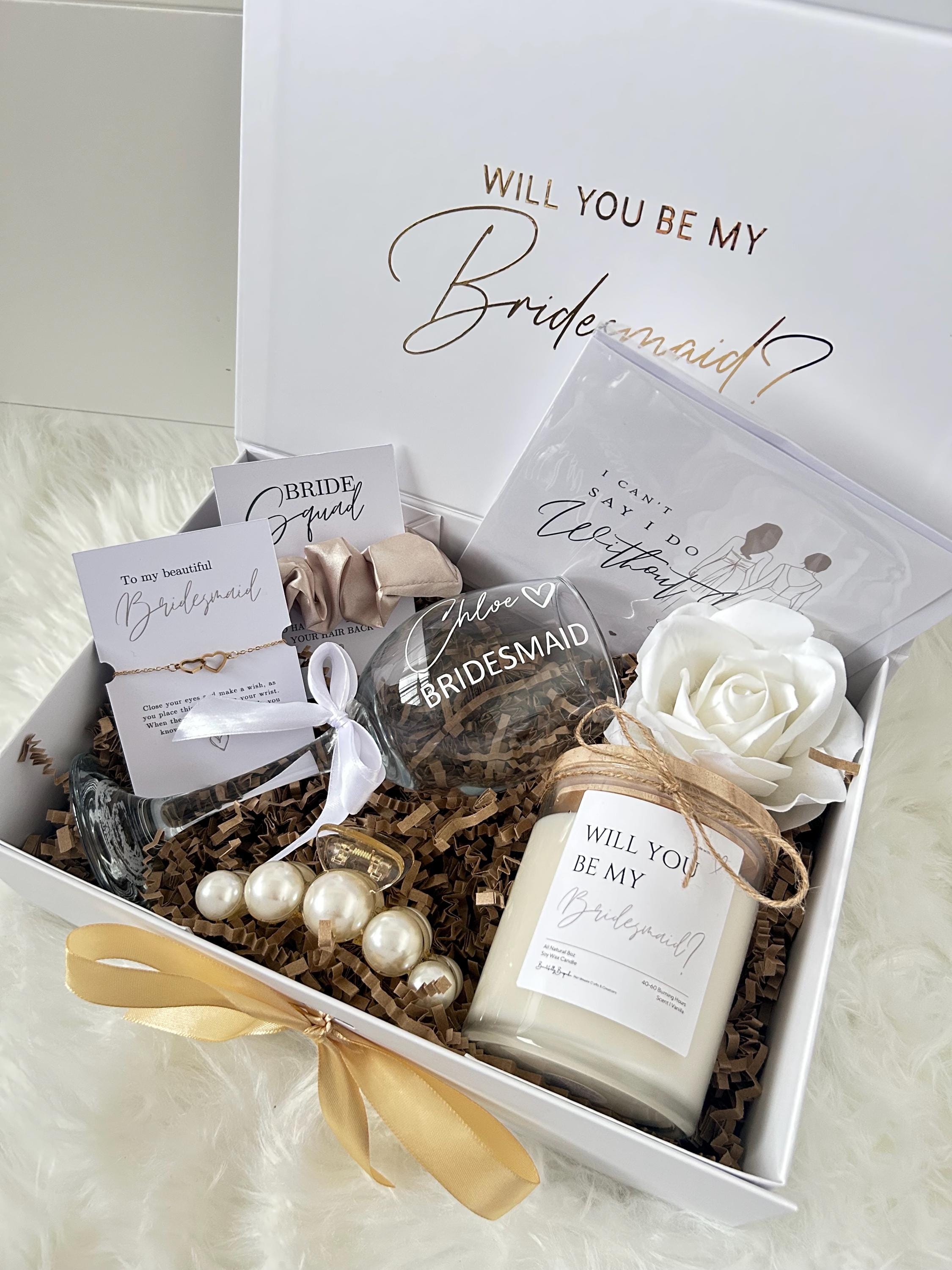 Personalized Bridesmaid Proposal Gift Box: Will You Be My Bridesmaid ...