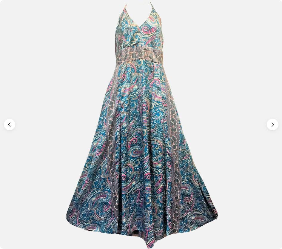 halter backless formal dress Luuvis Women Light Blue Mermaid Halter Neck Backless Long Satin Prom Dress  With Bowknot main image 1
