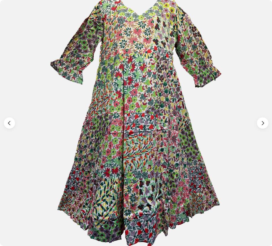 knee length dresses for ladies Funky Fun Maxi Set main image 0