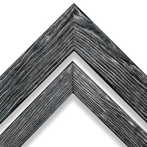 Grey Rustic Barnwood Picture Frame For Wall Art, Office, Wedding, Gift, Photos - CUSTOM WOOD FRAME 4x6 5x7 8x10 9x12 11x14 16x20 18x24