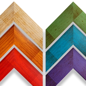 Distressed Color Picture Frame For Wall Art, Office, Wedding, Gift, Photos - CUSTOM WOOD FRAME 4x6 5x7 8x10 9x12 11x14 16x20 18x24