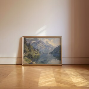 Swiss Alps Landscape Art Mountain Oil Painting Printed And Shipped Etsy Swiss Alps Landscape Art Mountain Oil Painting Printed And Shipped Etsy