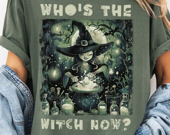 Funny Witch T-Shirt, Spooky Season, Goth Humor Tee