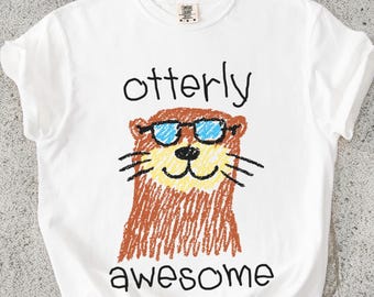 Funny Otter Meme T-Shirt: Comfort Colors Graphic Tee