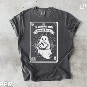 Sourdough Baker Ghost T-Shirt: Funny Bread Baking Tee