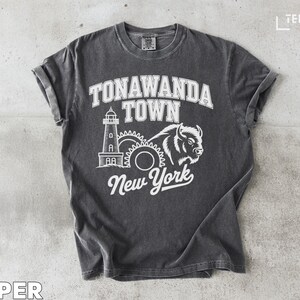 Tonawanda Town New York T-Shirt, Buffalo NY Gift, Lighthouse Tee, Gear Design Shirt, New York Souvenir, Town Pride Shirt