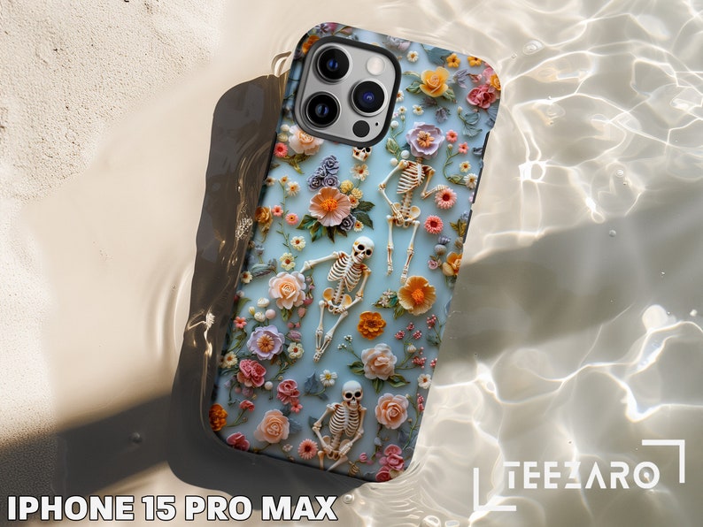 Étui Robuste Liberty Floral Pour IPhone, Design USA, Imprimé Floral, Compatible 11 à 17 Pro Max