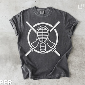 Kendo T-Shirt, Japanese Martial Arts Tee, Shinai Swords, Sports, Fighting Outfit, Practice Gear, Gift for Kendo Fighters, Men, Women, Unisex