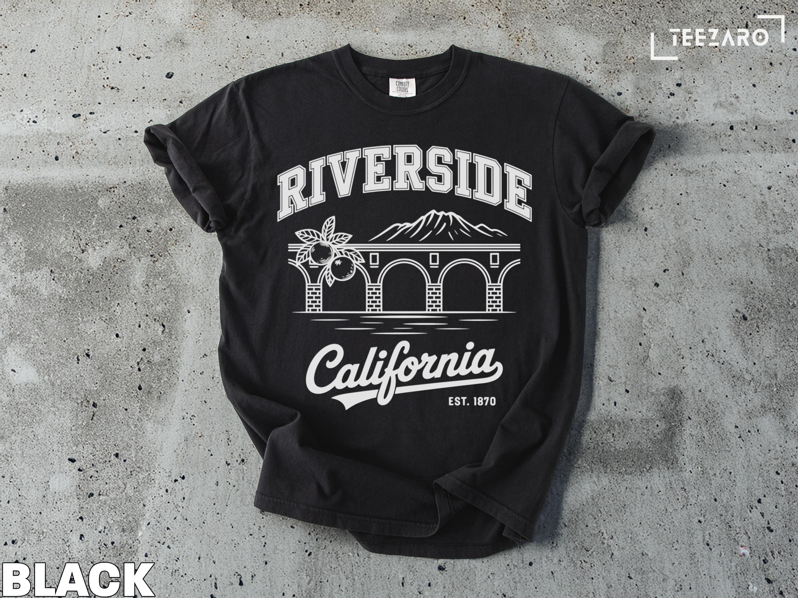 Riverside California T-shirt: Vintage Landmark & Citrus Design - Etsy